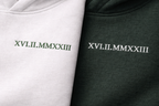 Personalized Roman Numerals Date Embroidery