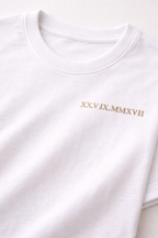 Personalized Roman Numerals Date Embroidery