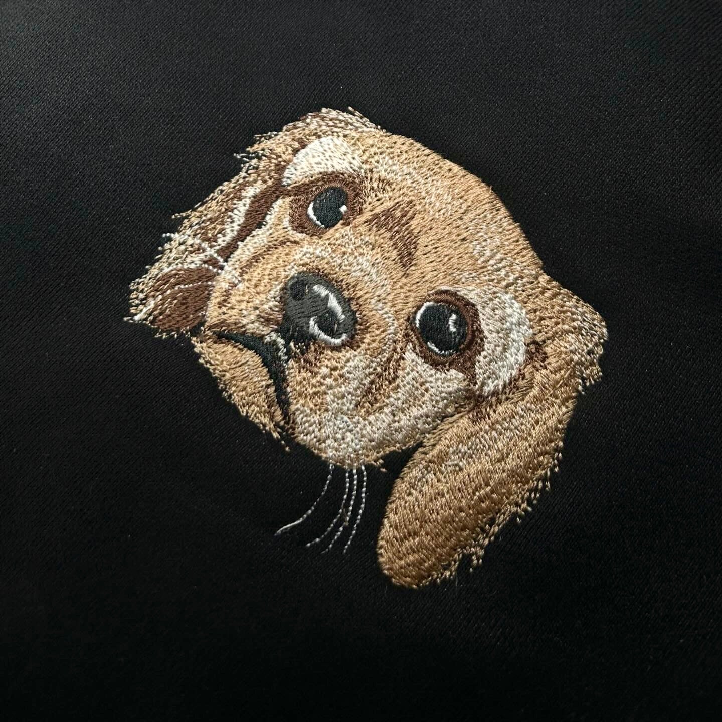 Personalized Realistic Pet Embroidery - Turn your photo into an embroidery design