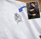 Personalized Outline Embroidery - Create minimalist embroidery from your photo!